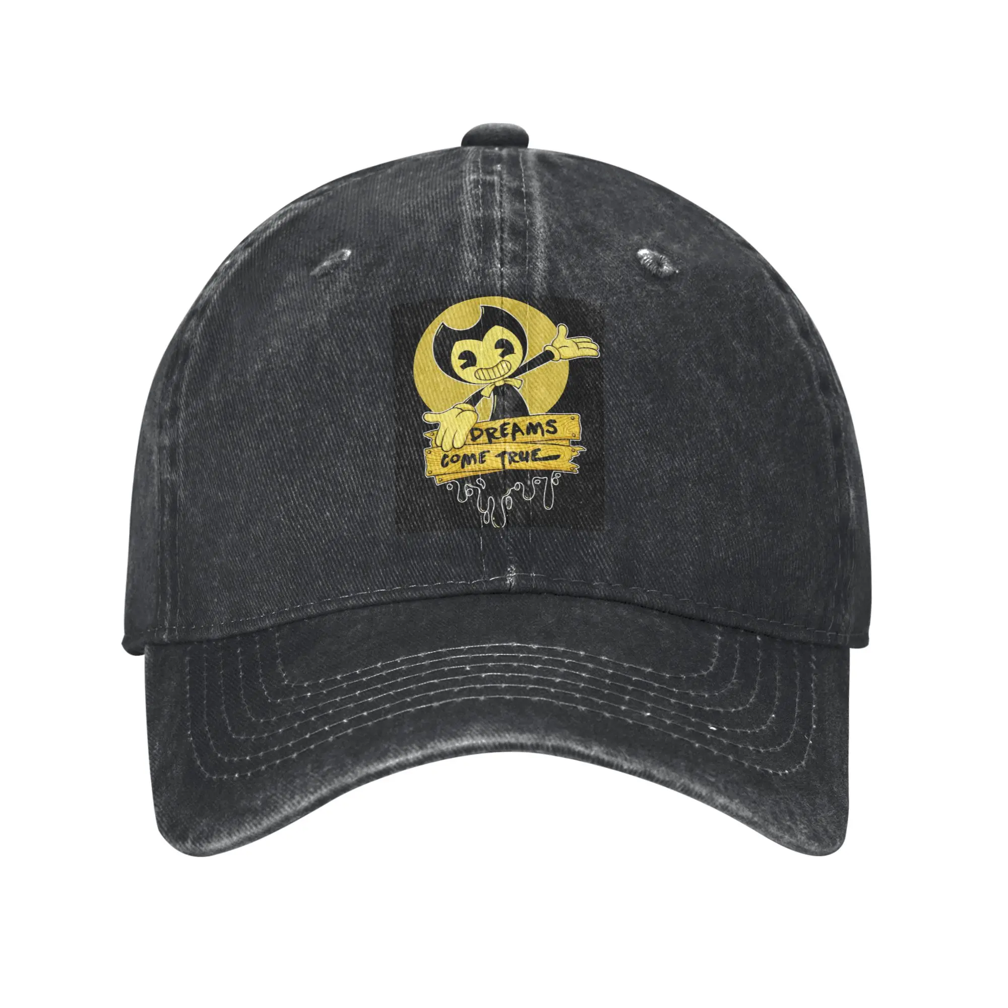 bendy and the dark revival Fashion Baseball Cap  Portable Hat Women's  Desert Travel Hat Women's