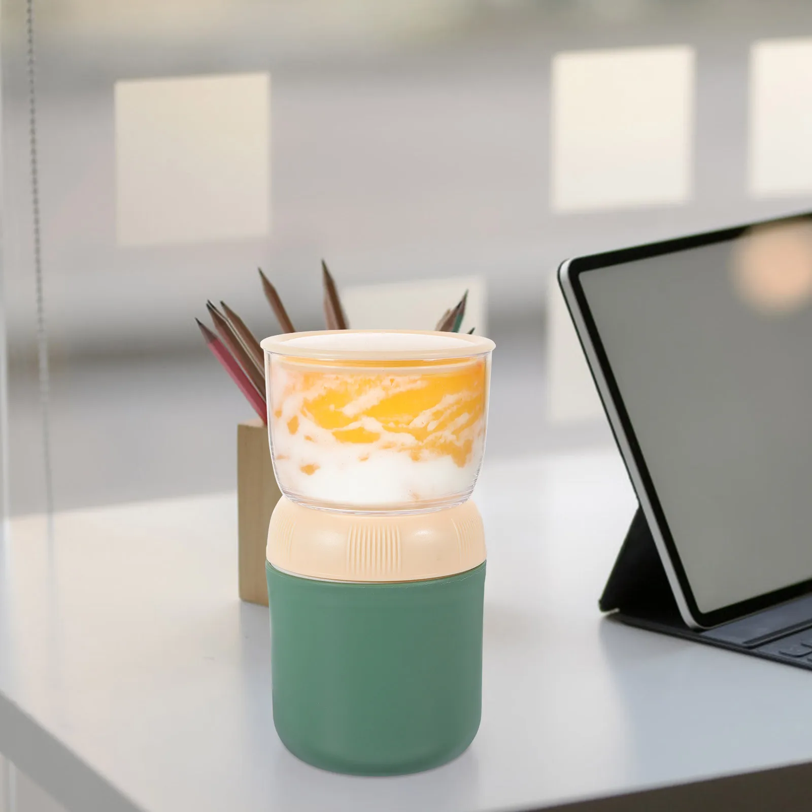 

Портативная чашка для завтрака, изолированный контейнер для йогурта, чашка для овса на ночь, герметичные бытовые уличные маленькие контейнеры