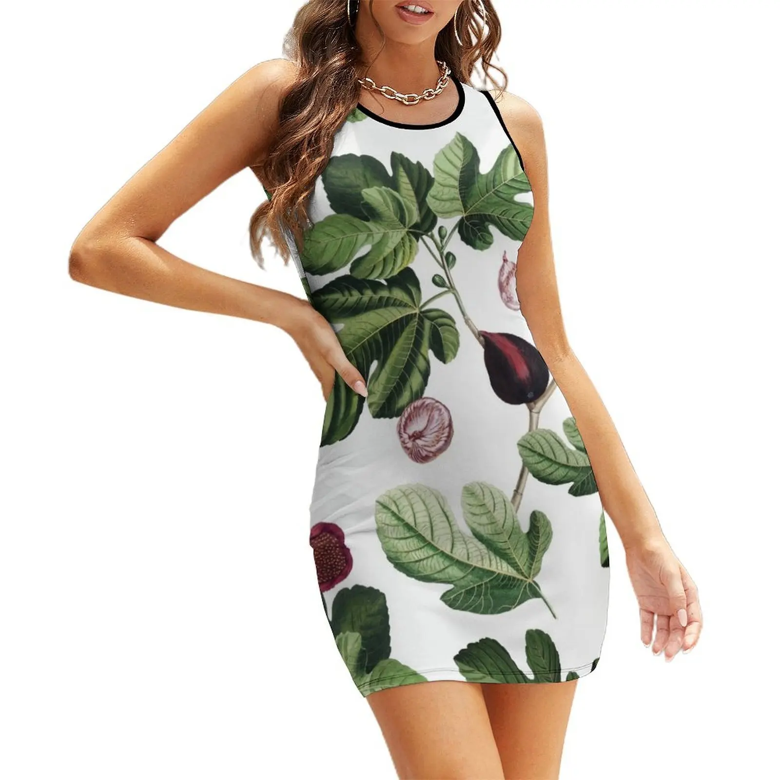 

Figs white Sleeveless Sundress summer dress woman 2025 trendy dresses for women Woman clothing elegant dresses for women