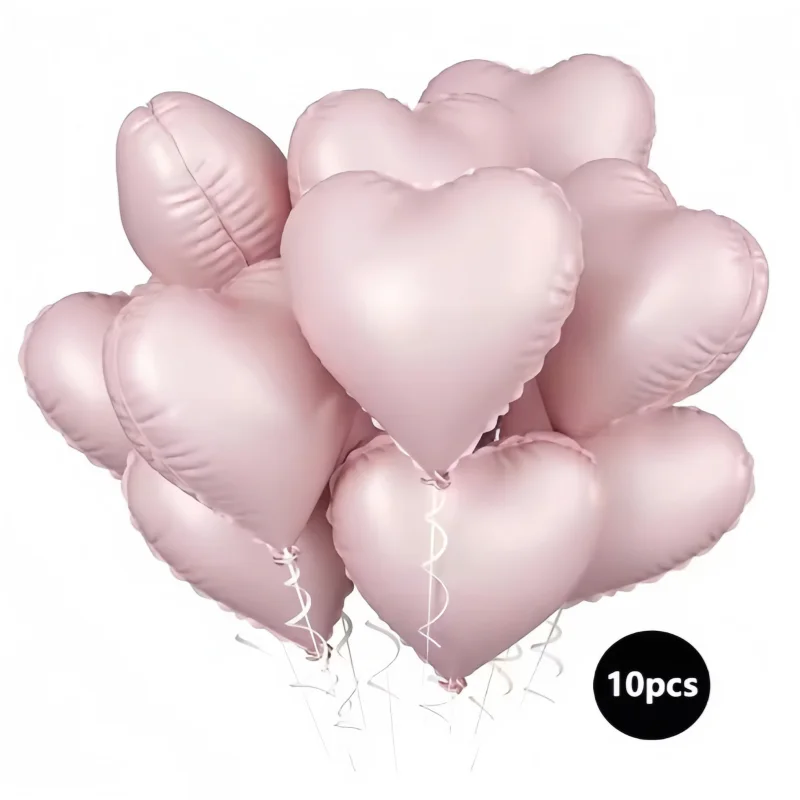 10/30/50 قطعة 18 بوصة القلب ستار بالونات خمر الوردي البيج الأخضر احباط بالونات للكبار الاطفال عيد ميلاد سعيد الزفاف DIY بها بنفسك حفلة دي #4