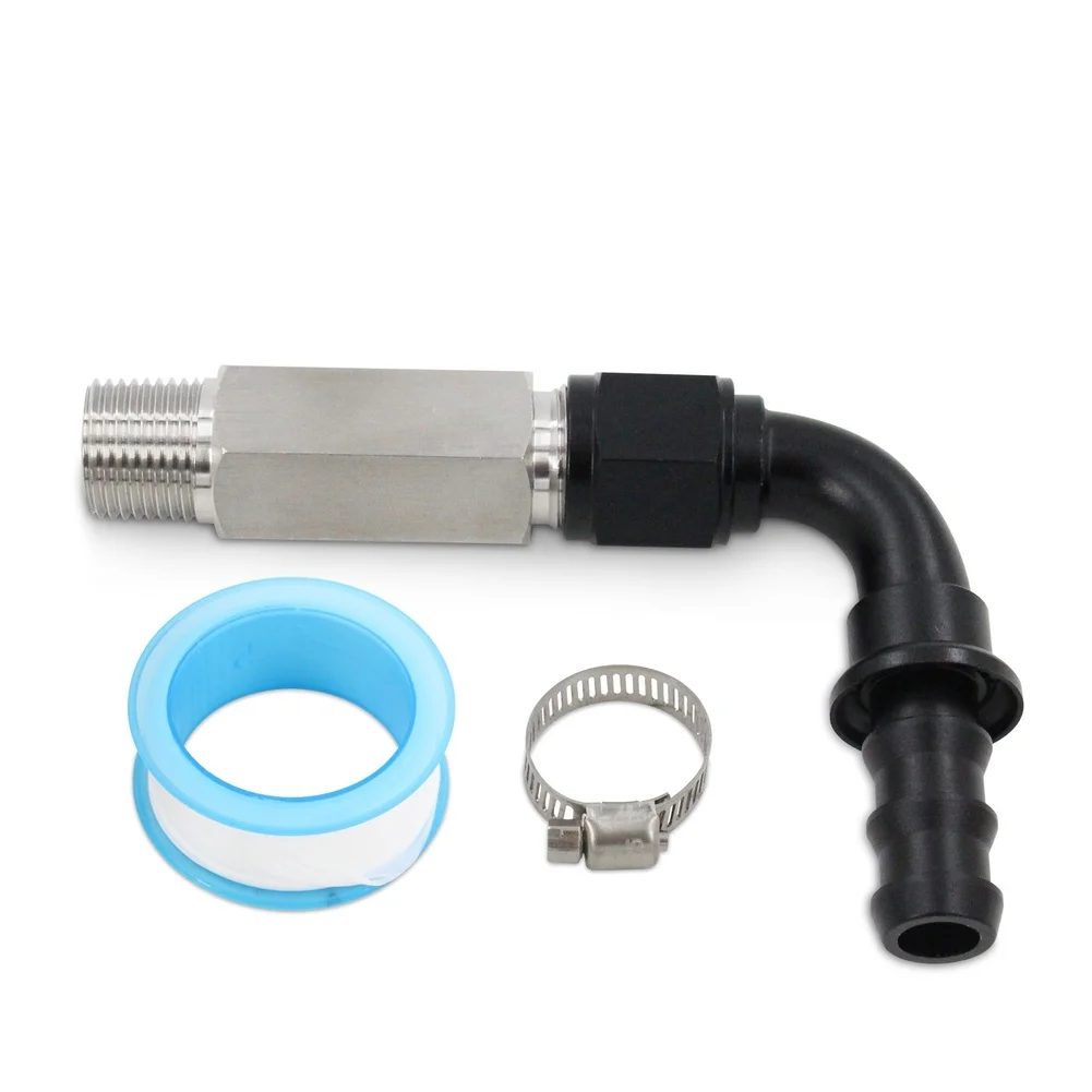 10AN Stainless Steel Heater Hose Connector Push Lock Design for Dodge For Ram 6.7L For Cummins 2007.5 OEM 55056711AC