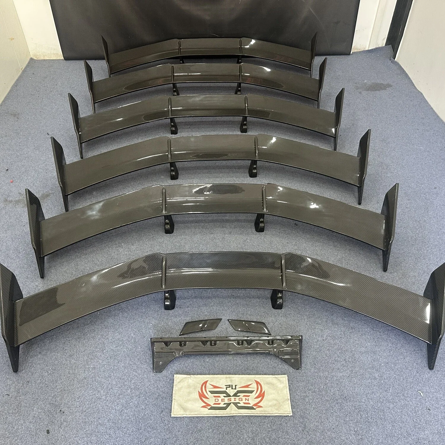 

Rear High Wing Spoiler For Corvette C8 Z51 ZR1 Style Dry Carbon Fiber Trunk Lip