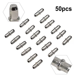 50pcs Bracket Shelf Support Pegs Sturdy Plated Pins 5x16mm Durable Easy Installion Flexible For Cabinet Furniture Closet
