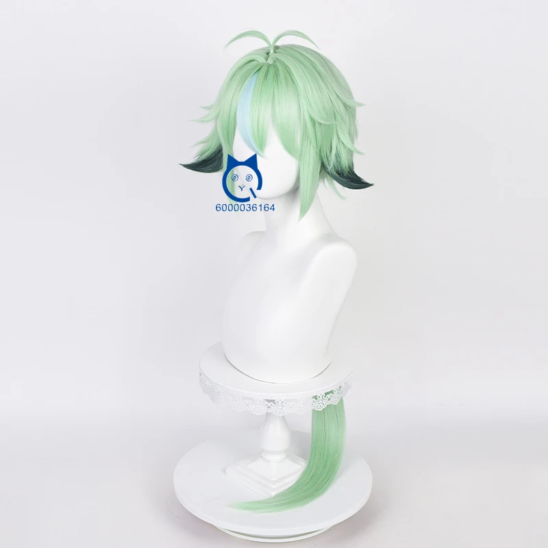 Genshin Impact Game Sucrose Anime Expo New Arrival Cosplay Wigs 85cm Long Green Hot Sale Wig Heat Resistant Synthetic Wigs Party