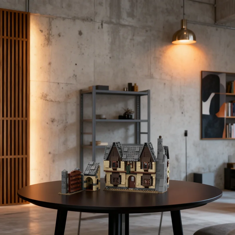 

1266pcs MOC The Prancing Pony Hobbit Lord Rings Model Building Blocks Toy Gift Creative Display Collectible Desk Premium Adult