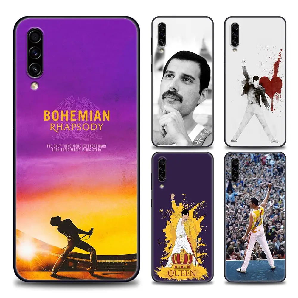 Case for Samsung A90 A70 A60 A50 A40 A30 A20 A10 Note 8 9 10 20 Ultra 5G TPU Case Fundas Coque Capa Queen Freddie Mercury Singer