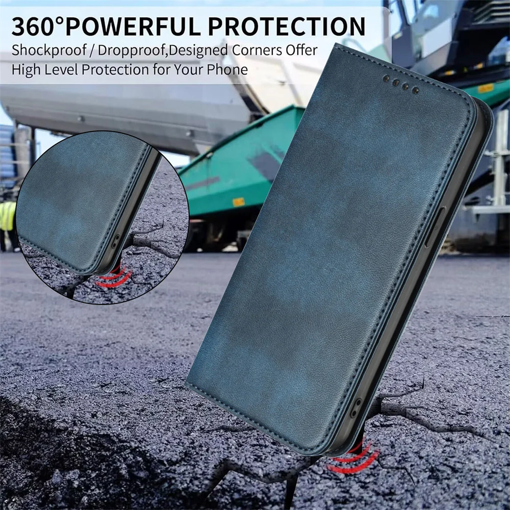 Leder Magnetische Brieftaschenhülle für OnePlus Nord 5 4 3 2Lite 2 2T Nord CE5 CE3 CE2 Lite CE2 CE 5G Handyhülle – Detail 4