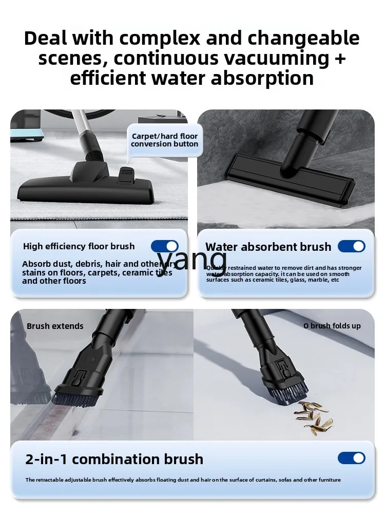 مكنسة كهربائية منزلية عالية الطاقة من النوع CX ذات سعة كبيرة لتنظيف الأراضي النفايات الصناعية ومكنسة كهربائية قوية لشعر القطط