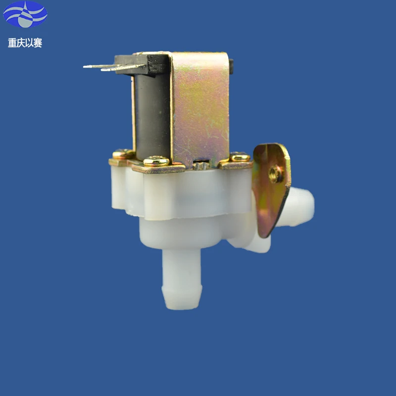 

10 мм порт пластиковые водяные электромагнитные клапаны нормально открытые DC24V DC12V электромагнитный водяной клапан прямой открытый клапан