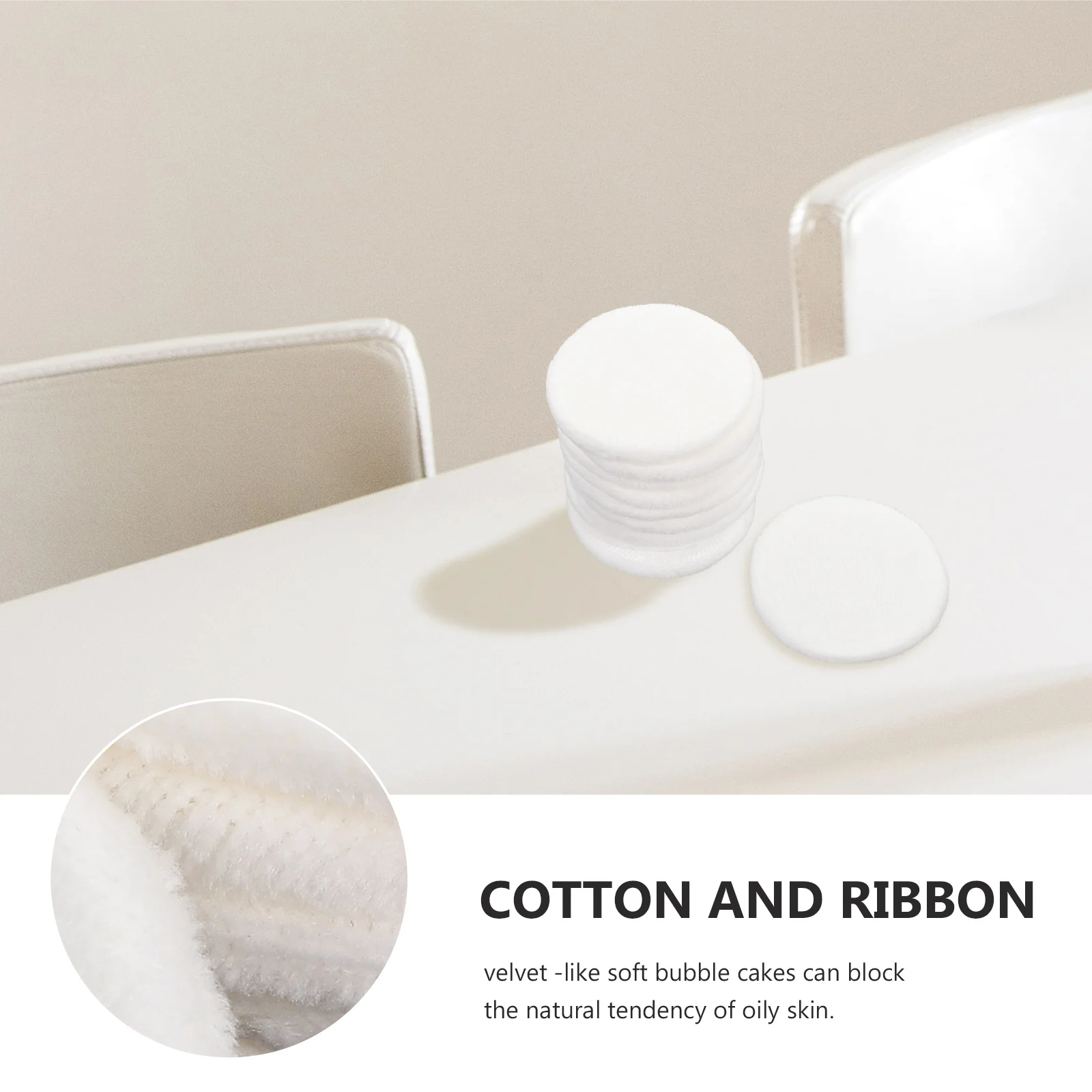 10 pezzi di nastro di cotone per polvere per trucco, cuscinetti per polvere morbida, strumenti portatili per soffio per trucco viso, cosmetici, soffio per il viso