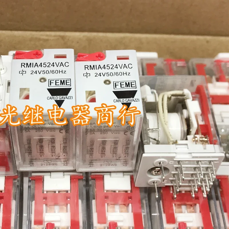 

（Brand New Original）1pcs/lot 100% original genuine relay:RMIA4524VAC 24VAC Intermediate relay 14pins AC24V