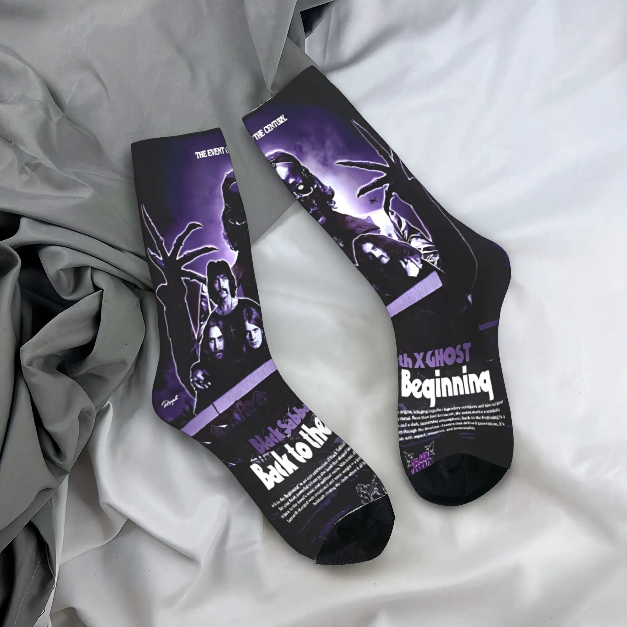 

Men Women Black Sabbaths Back to the Begunning Final Show Socks Breathable Trendy Socks Suprise Gift Idea