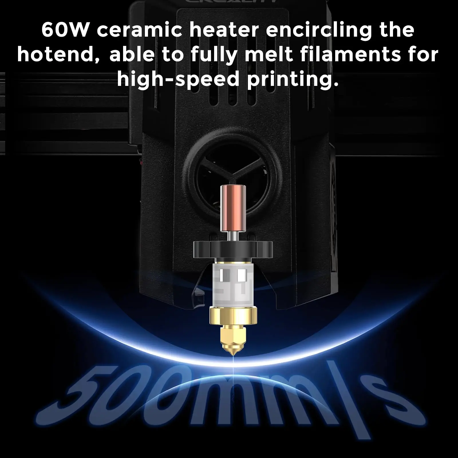 Do zestawu ceramicznego głowicy grzejnej Creality Ender 3 V3 KE Hotend Ceramic Heating Block Dysza 300 ° Silikonowa osłona szybkiej wytłaczarki C