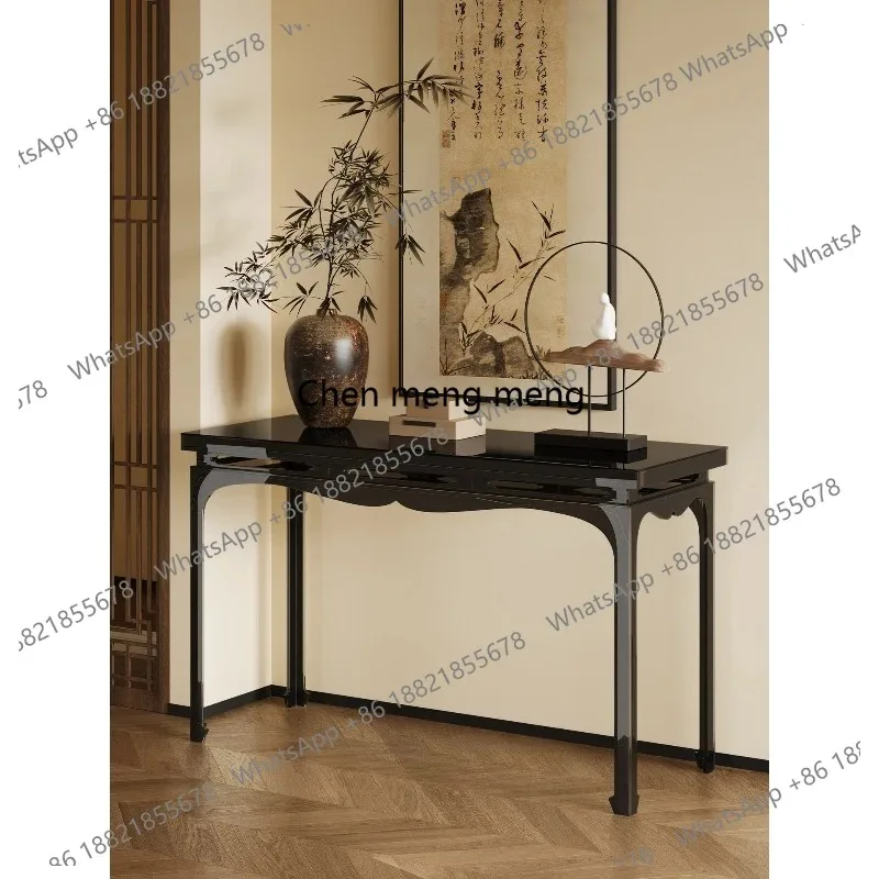 

K153 New Chinese-style entrance table opposite the door, sofa narrow strip table, high-end foyer table against the wall