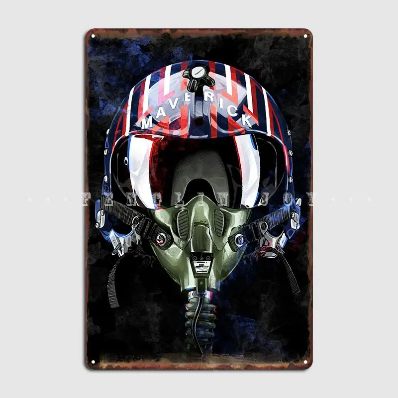 Top Gun Metal Plaque Poster Cinema Kitchen Pub Garage Design Wall Plaque Tin Sign Poster