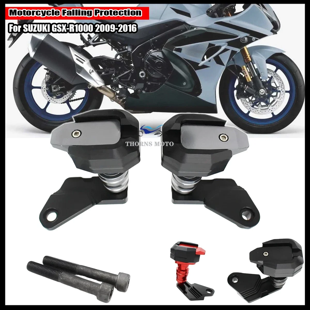 

Модифицированный мотоцикл, защита от падения, обтекатель, защита от ударов, защита для Suzuki GSXR1000 GSX-R1000 2009-2015, детали мотоцикла