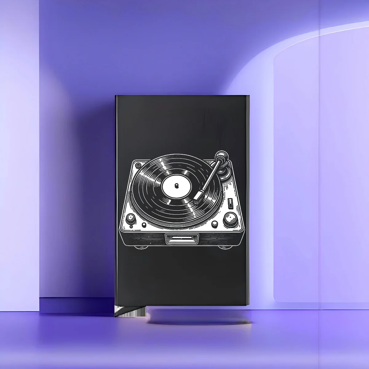 

Виниловый проигрыватель пластинок 2026, новый стиль, модный футляр для карт с принтом, различные варианты цвета, простой в использовании, компактный для ежедневных потребностей