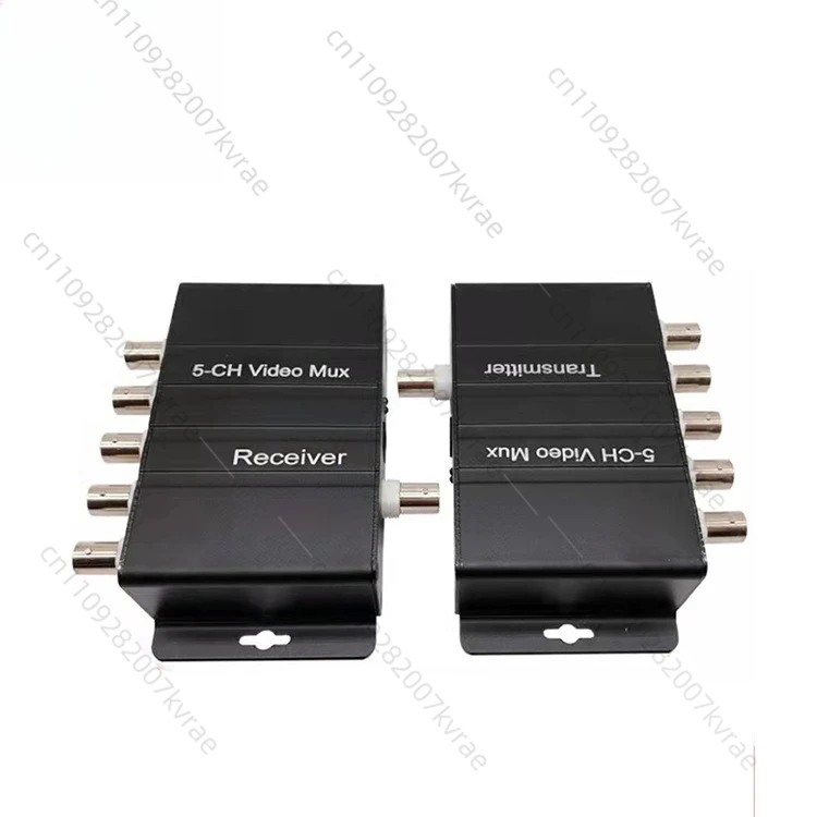 Analog five-channel video multiplexer, one-to-five stacking multi-channel camera one-line pass, monitoring signal stacker