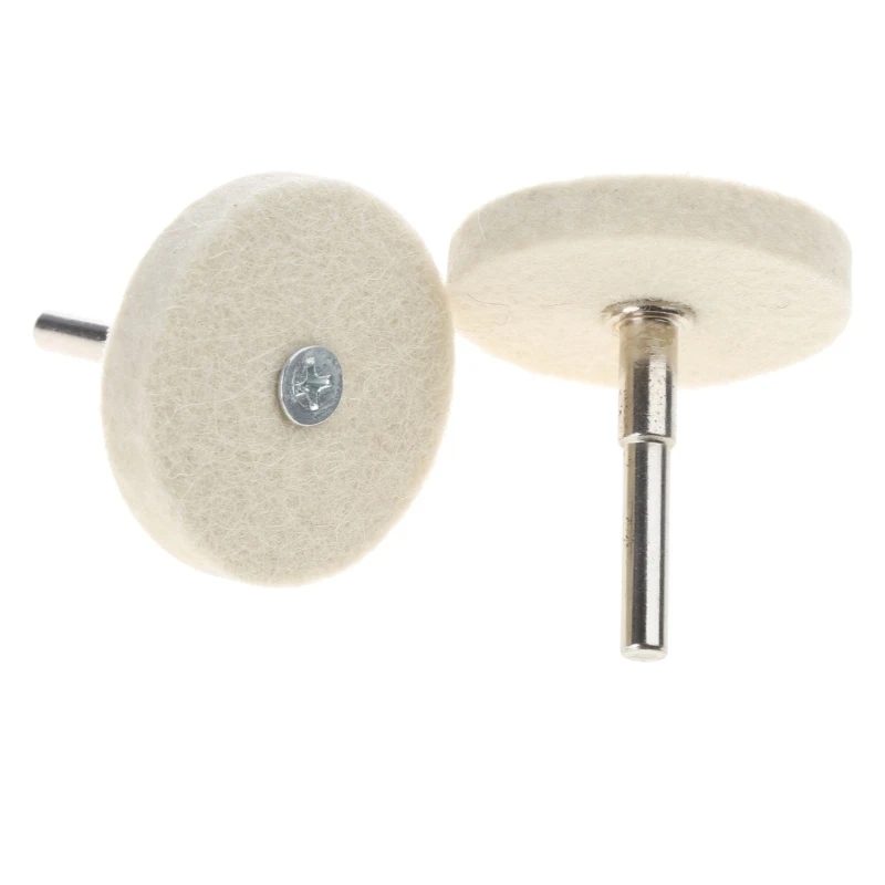 50mm 2 "Đệm đánh bóng đĩa vải len nén để đánh bóng tinh tế Dropship