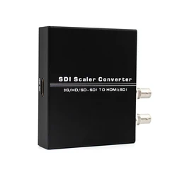 Konwerter SDI na HDMI skaler z blokiem sygnału SDI 1080p SD/HD/3G-SDI Adapter Audio wideo dla ekran aparatu