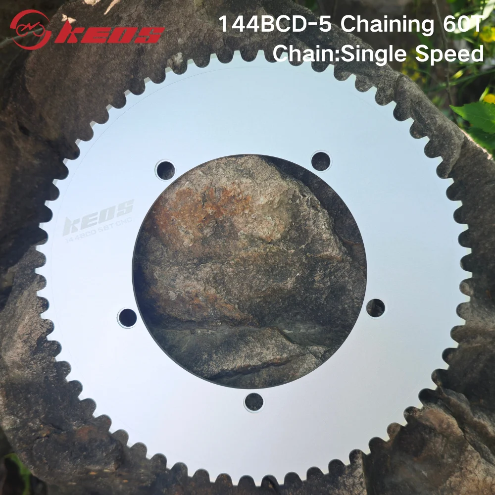 KEOS 144BCD Bike Fixed Gear Chainring Single Speed CNC Aluminum