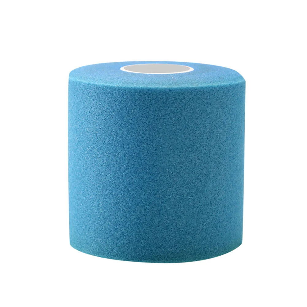 Athletic Elastic Tapes 1 Roll Of 7CM*27M Badminton Racket Bandage Buffer Film Sponge White/Blue/Yellow High Quality