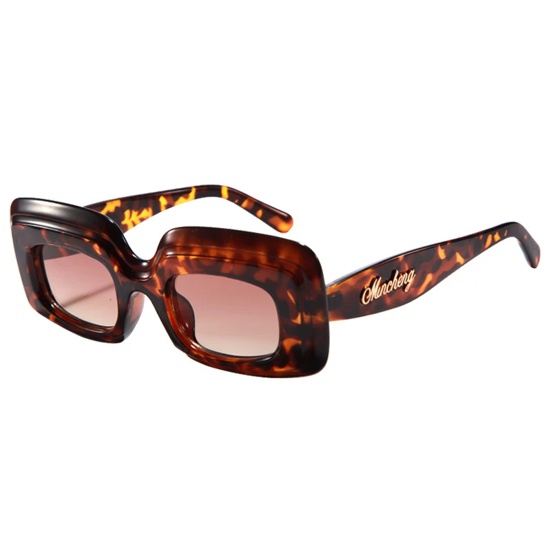 Nuevas gafas de sol de moda para hombres y mujeres, gafas de sol cuadradas con montura grande, montura de gafas de Color moderno M6216