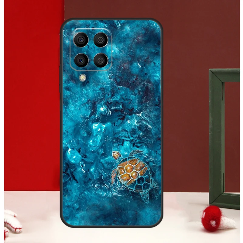 المحيط البحر السلاحف حقيبة لهاتف سامسونج غالاكسي M13 M53 M56 M52 M32 M16 M11 M21 M31 M35 M12 M14 M15 M36 M55 M34 M54 #3