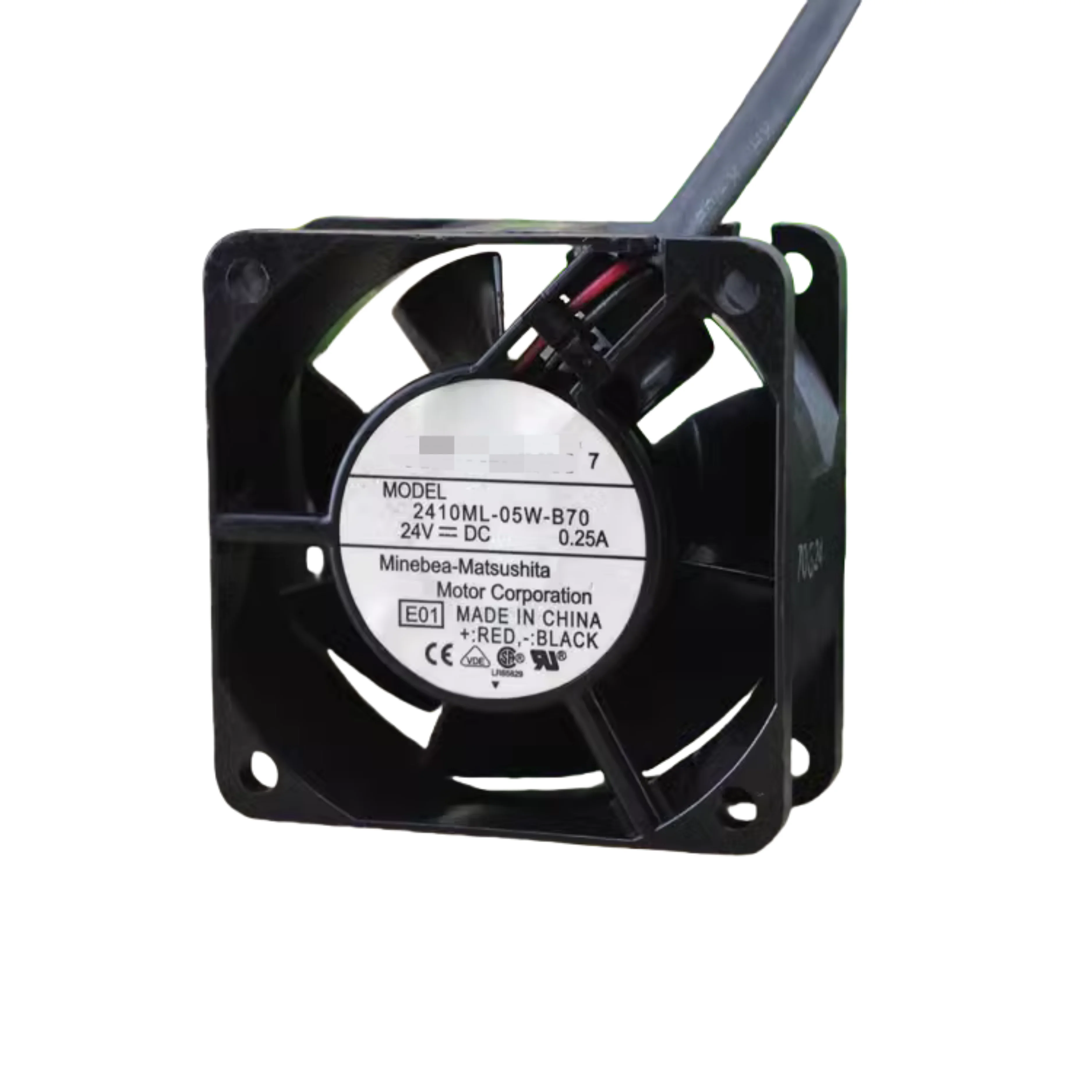 

2410ML-05W-B70 24 В постоянного тока 0,25 А 60*60*25 мм