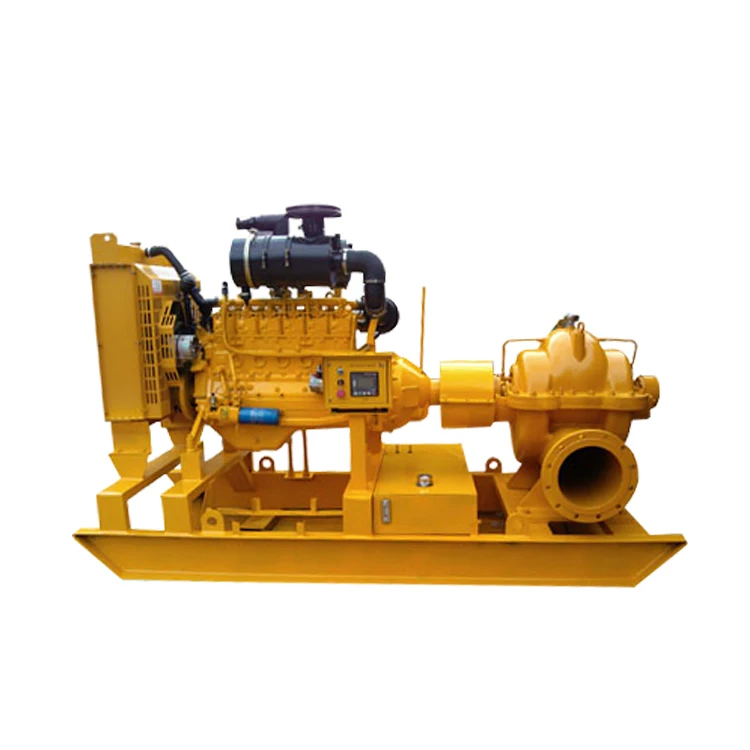 High Efficiency 12500m3h Flow Double Suction Centrifugal Pumps Split for Case Dewatering Pump for Water Supply System Drainage - view 2