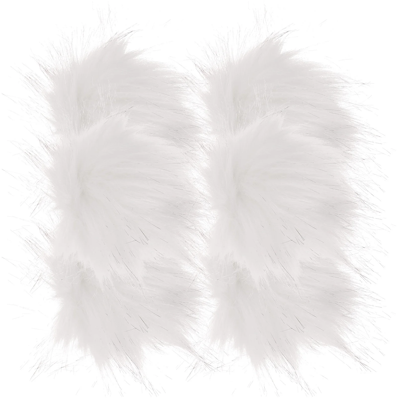 

6Pcs Faux Pom Poms Balls Soft Decorative Pom Poms for Hats Bags Shoes Keychains DIY Craft Supplies Pompoms for Hats