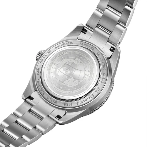 Imagen 2 del producto WISHDOIT nuevo NH34 deportivo para hombres mecánico automático GMT zafiro acero inoxidable resistente al agua 15 ATM con correa de goma