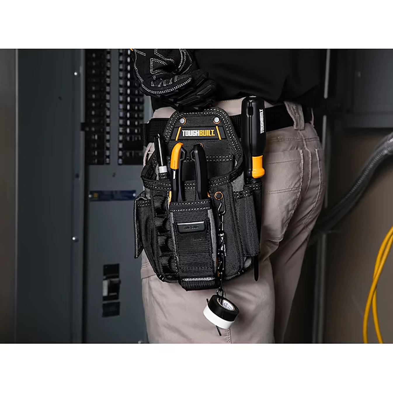 Trousse à outils spéciale électricien TOUGHBUILT, sac de rangement pour outils, sacoche de ceinture portable pour outils de construction TBL-CT-434