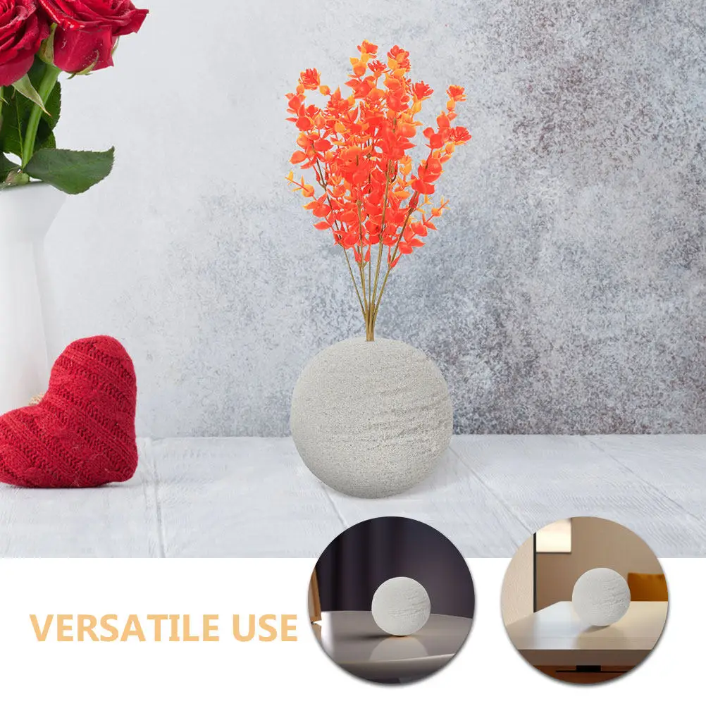 2Pcs Wedding Floral Foam Balls Spherical Dry Floral Foam Round Blocks Perfect for Fresh Flower Arrangements Garden Decor Vase view 4