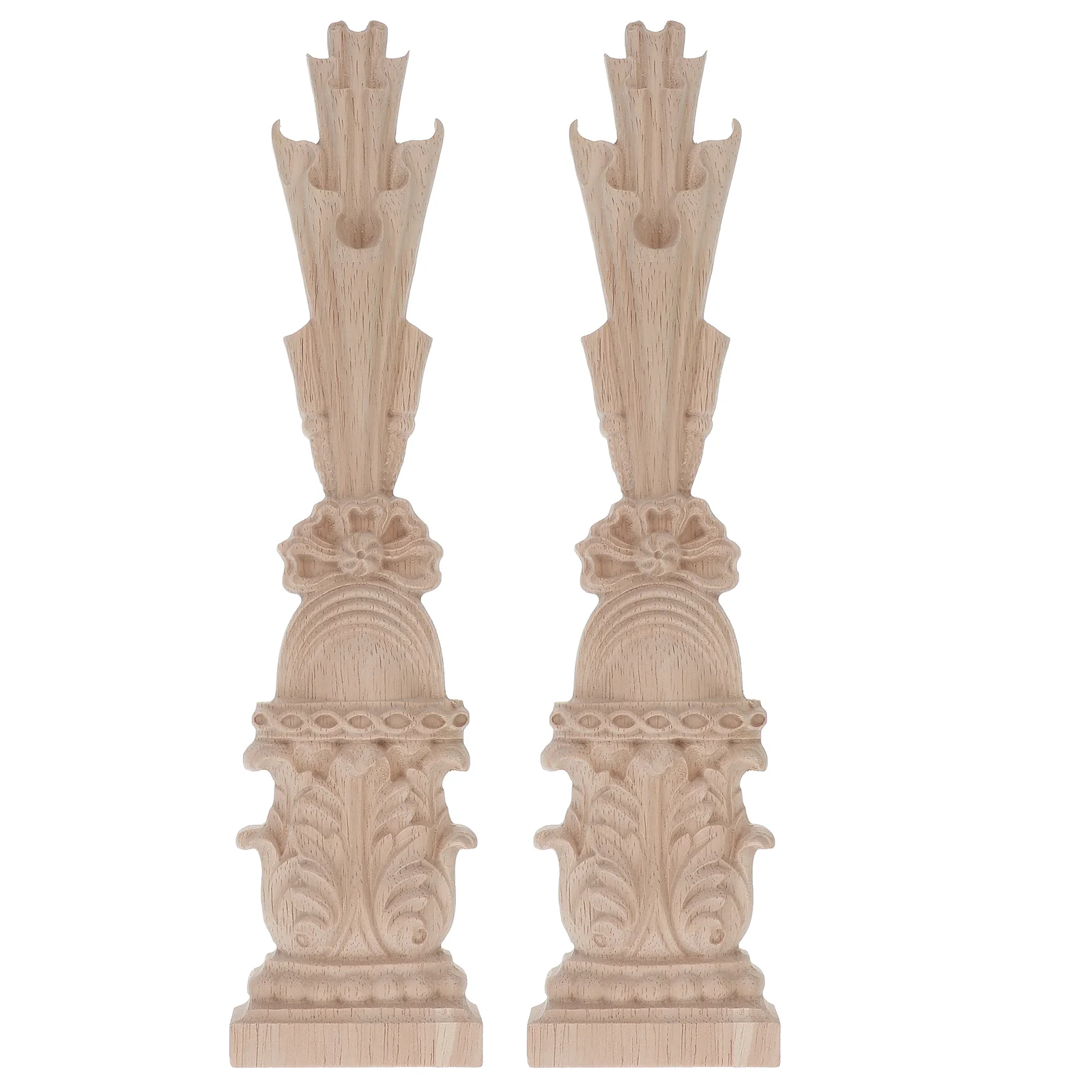 

Wood Carving Applique Inlay Carved Appliques Beige Metal Moulding Wall Decoration