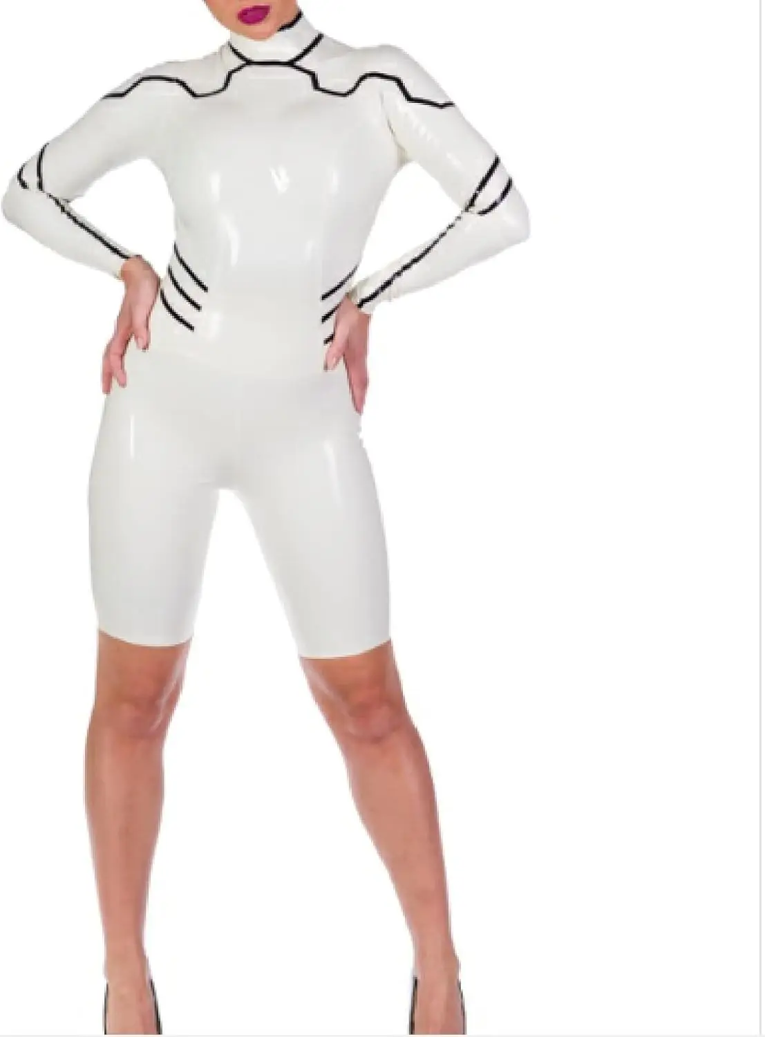 

Latex Rubber Catsuit Women's Tights Bodysuit