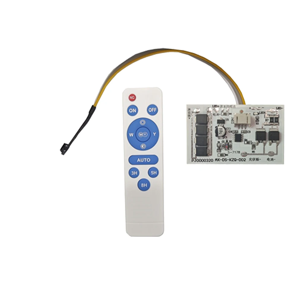 10A 3.2V 3.7V Solar Lamp Main Board Long-Lighting Solar Street Lamp Circuit Board Remote Control  for Solar Lawn Lights