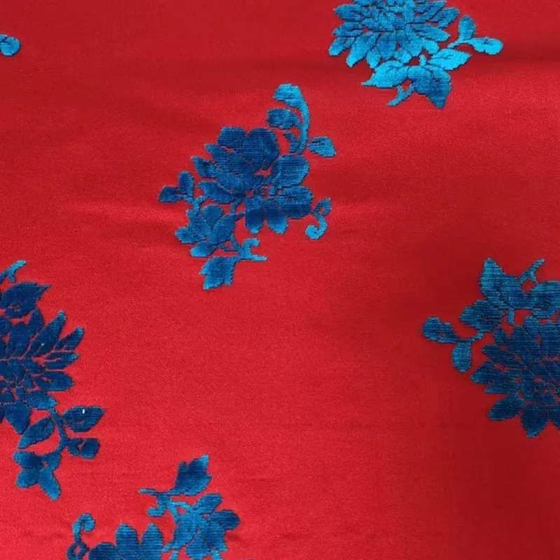 

Двухцветная бархатная ткань Чжанчжоу из чистого шелка, традиционное китайское мастерство, Cheongsam в китайском стиле Jia Hanfu