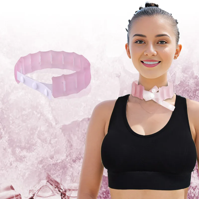 Cold neck collar Cool neck hanging outdoor sports Ice feeling neck ring Cooling down