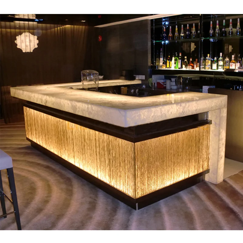 

Luxury Bar Restaurant Counter Hotel Lounge Bar Counter Restaurant Furniture Lounge Bar Table and Chair Set