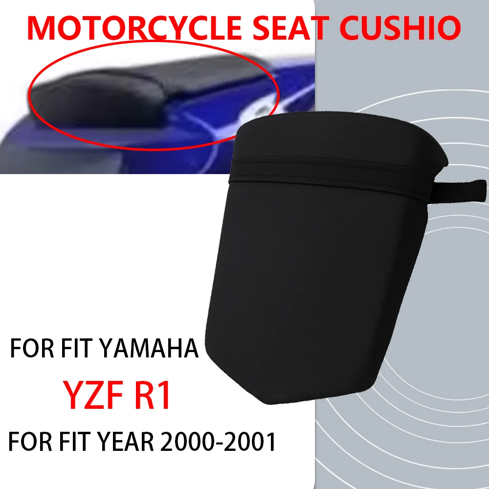 

Motorcycle Accessories Rear Pillion Passenger Soft Seat Cushion Fit For Yamaha YZF R1 2000 2001 YZF-R1 YZFR1 00 01