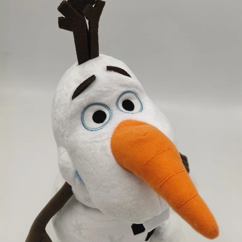 35cm Cute Disney Snowman Olaf Plush Toys Stuffed Plushie Doll Animals Olaf Cushion For Kids Christmas Gifts