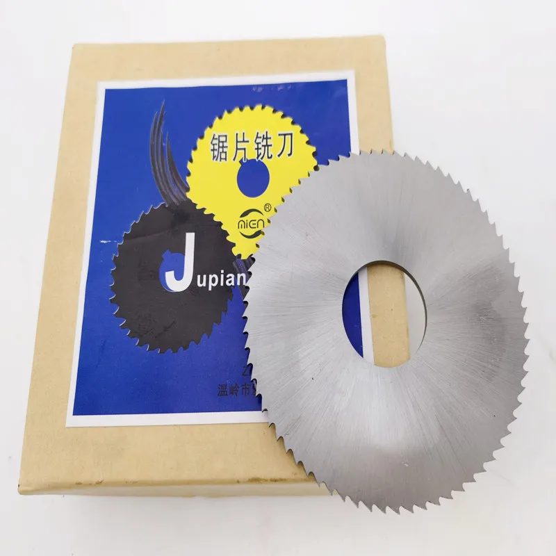 40 50 60 63 75 80mm Slitting &Slotting Saw Blade HSS Steel Circular Cutting Disc for CNC Slitting Machine Metal PVC Cutting Tool