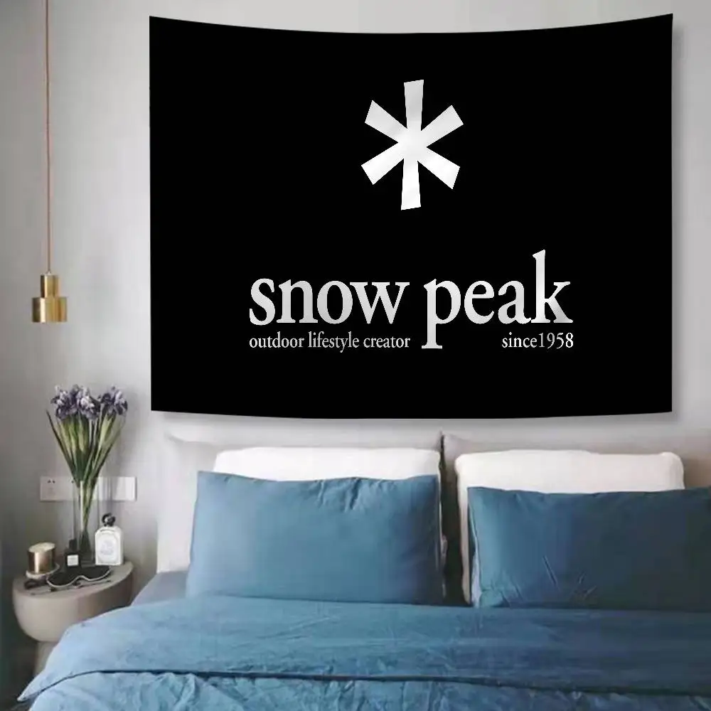 S-Snow P-Peak Cartoon Tapestry Art Science Fiction Room Home Decor Wall Hanging Home Decor