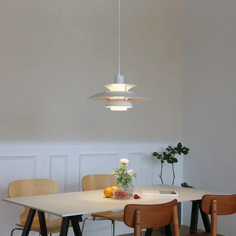 Dänische LED-Kronleuchter, hängende Pendelleuchte, bunter Regenschirm, Glanz, Aufhängung, Wohnzimmer, Tisch, Küche, Dekor, Pendelleuchte