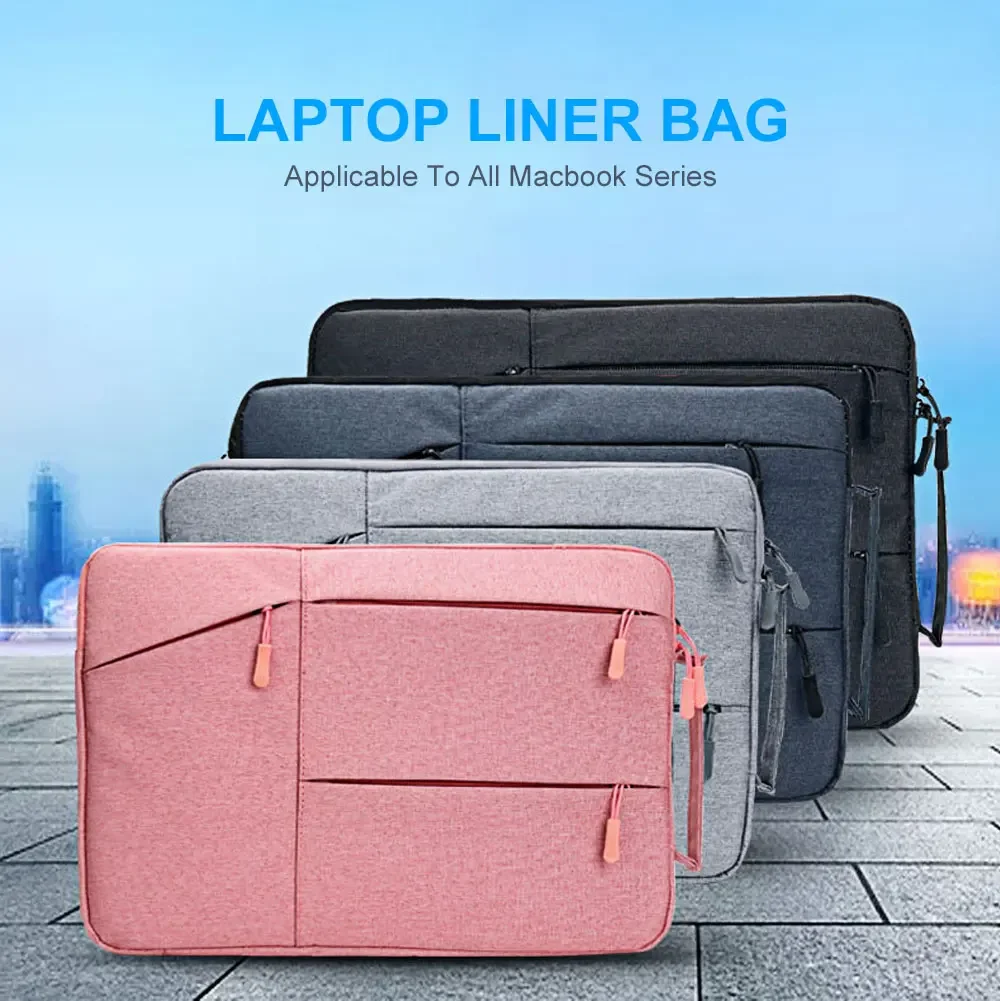 

Сумка-чехол для ноутбука Macbook Pro Air 13,3, 14, 15,6, 15,4 дюйма, водонепроницаемая сумка для ноутбука Lenovo ASUS Xiaomi