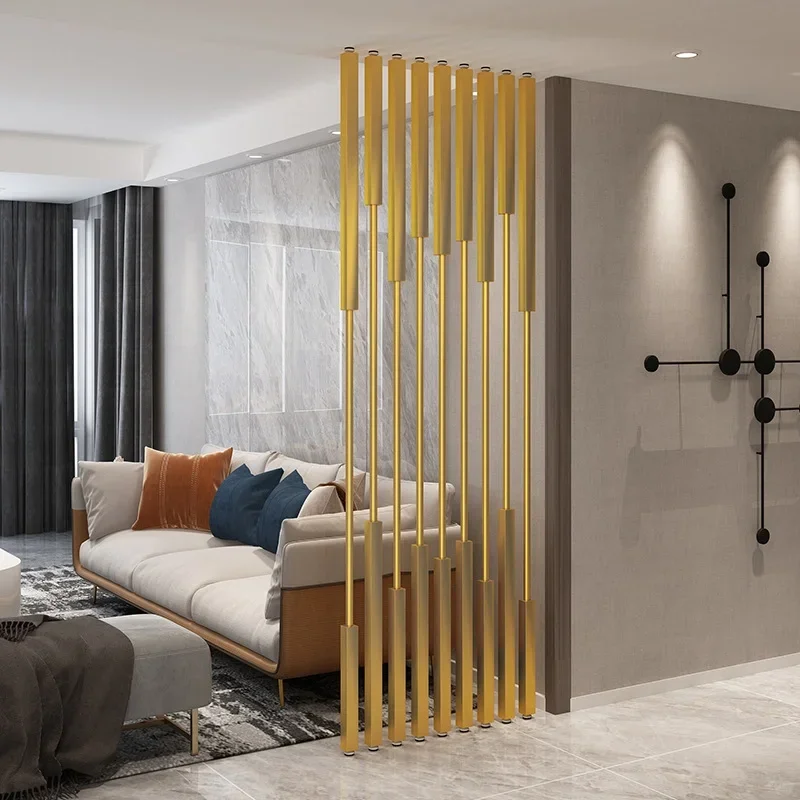 Luxury Gold Metal Pillar Room  - Shoji Screen Divider 评论和价格