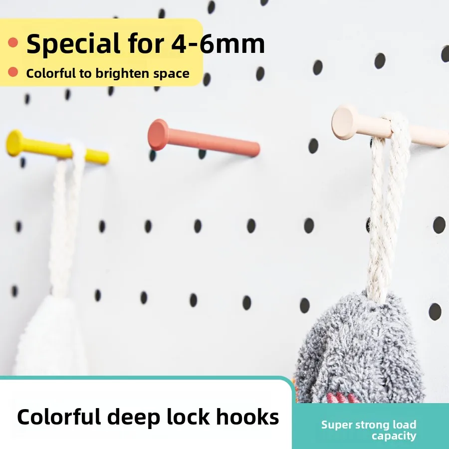 

Skadis Metal Hook Storage Organizer Durable Hanging Ra for Home Organization Pin Board Clamp Accory Holder