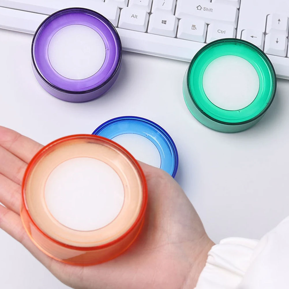 

4pcs Finger Sponge Financial Counting Tool Plastic Sponge Cup Envelope Sealer Wet Finger Pad Moistener