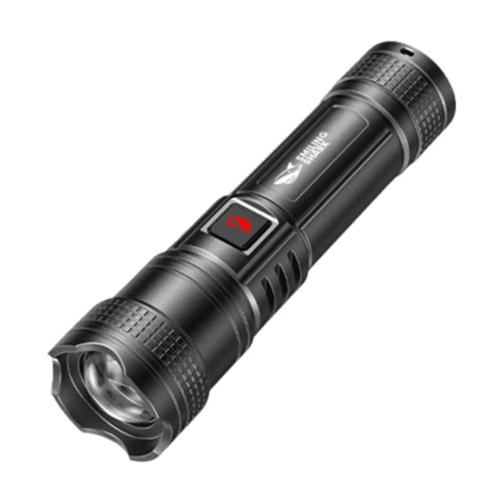 Zoom Flashlight strong light rechargeable outdoor super bright long-range LED portable durable LED Light Telescopic Flashlight